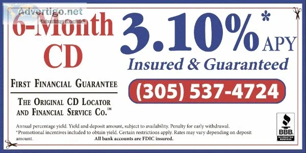 6-Month CD at 3.10% APY