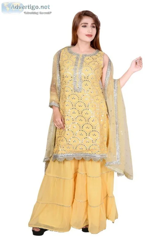 Chanderi Salwar Suit