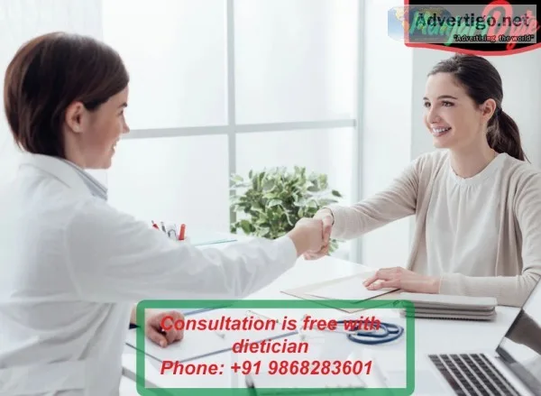 Guaranteed no stress consultation is free with dietician
