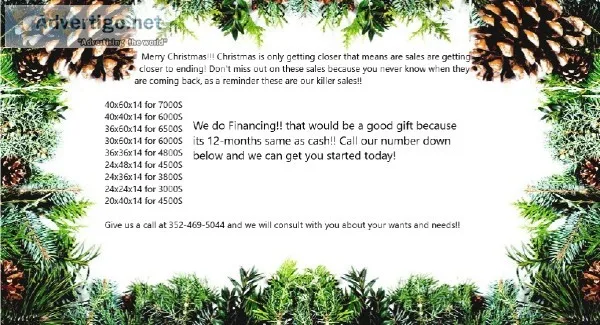 Barns of America Inc Christmas specials