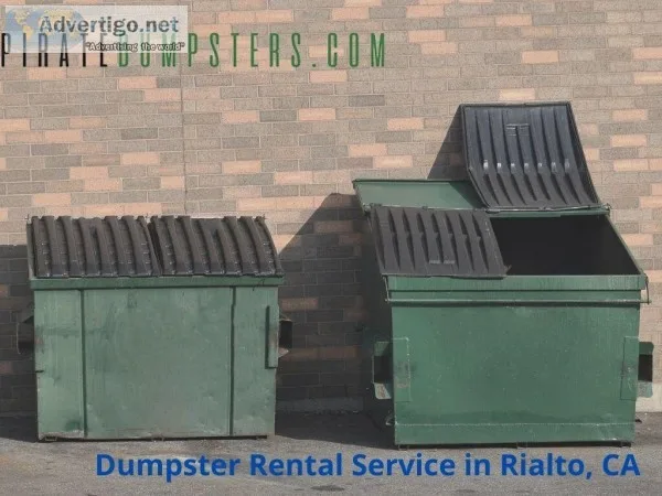 Choose Best Dumpster Rental Service in Rialto CA
