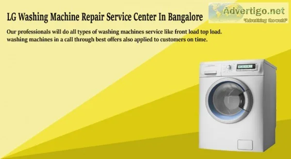 Lg washing machine service center in bangalore