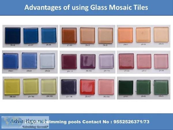 Advantages of using Glass Mosaic Tiles