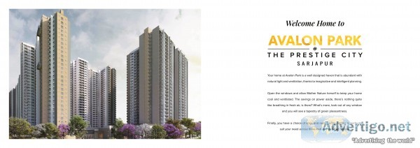 The prestige city residential township for sale