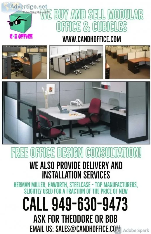 Cubicles furniture and modular office (we buy and sell)