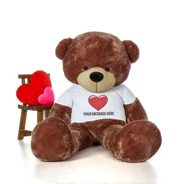 Find  Bear with heart  Giant Teddy