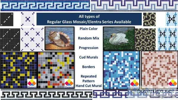 Affordable glass mosaic tiles for your pool