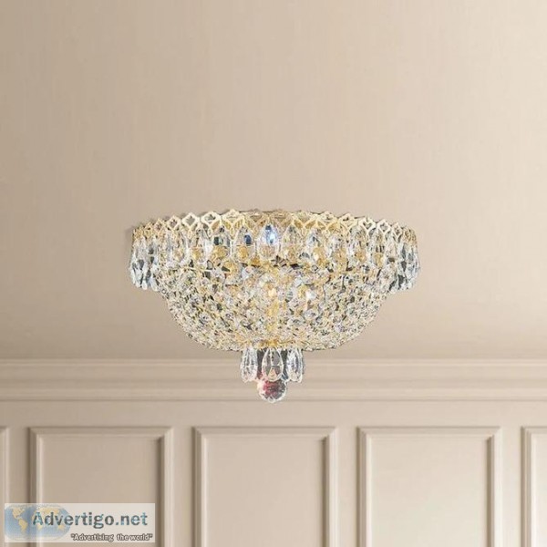 Schonbek 2616 Camelot 3 Light Ceiling Mount  Modern Wall Sconces