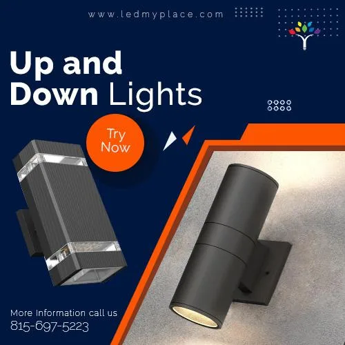 Shop Up and Down Lights for both outdoors and indoors
