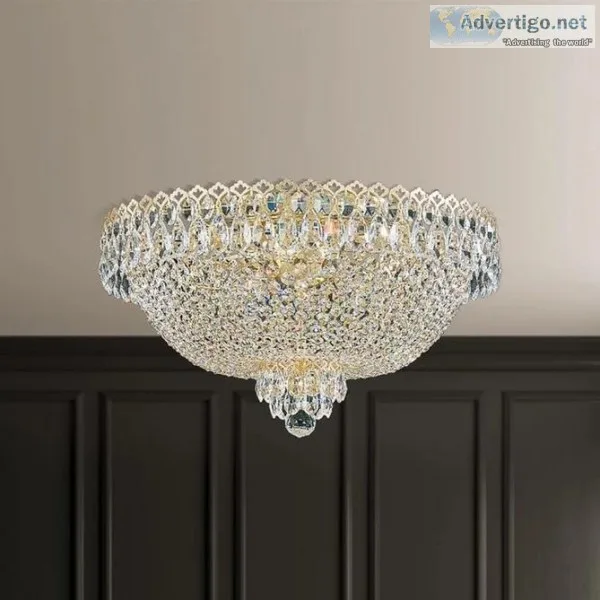 Schonbek 2618 Camelot 8 Light Ceiling Mount  Luxury Wall Sconces