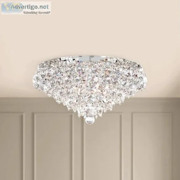 Schonbek BN1424 Baronet 6 Light Ceiling Mount  Luxury Wall Sconc