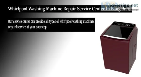Whirlpool washing machine repair near me bangalore