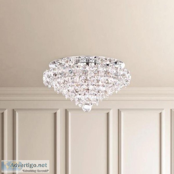Schonbek BN1416 Baronet 4 Light Ceiling Mount  Modern Wall Sconc