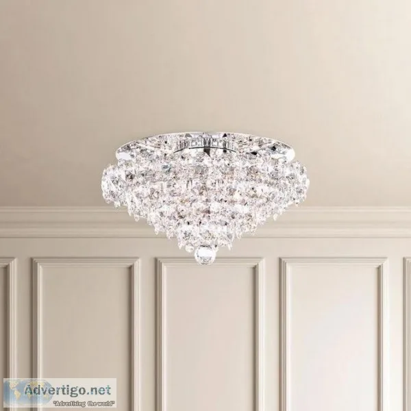 Schonbek BN1416 Baronet 4 Light Ceiling Mount  Modern Wall Sconc