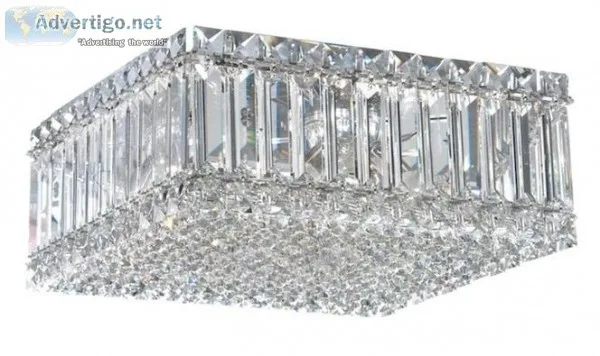 Schonbek 2124 Quantum 4 Lights 12 inch Flush Mount  Luxury Wall 