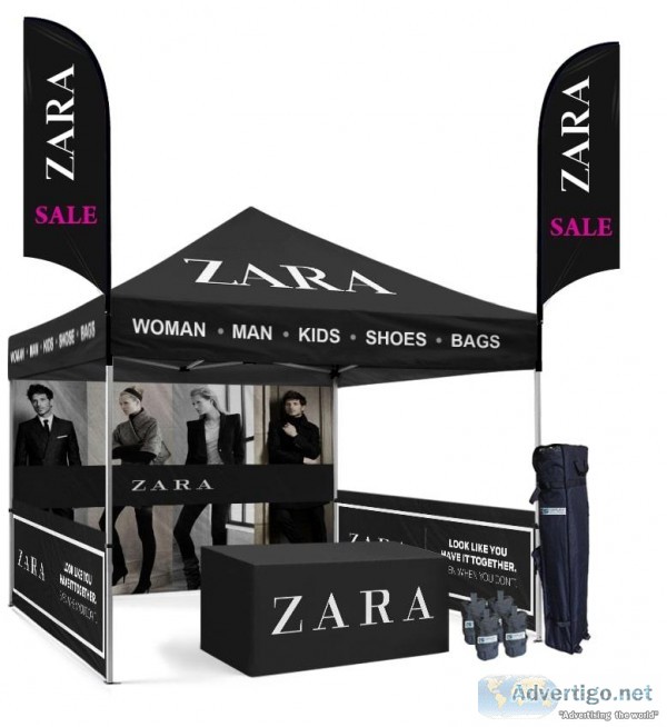 Custom Printed Roof and Walls  Logo Printed TentS  Vancouver