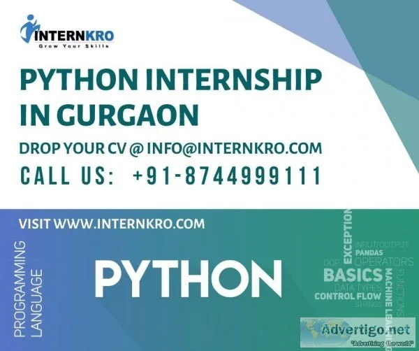 Python Internship In Gurgaon