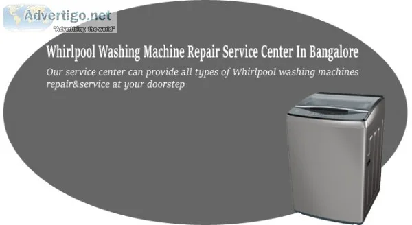 Whirlpool washing machine service center in bangalore