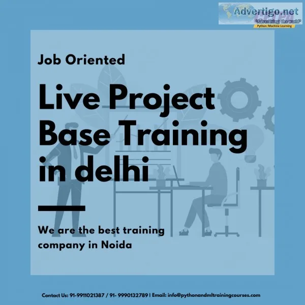 Apply now for live project base training in noida