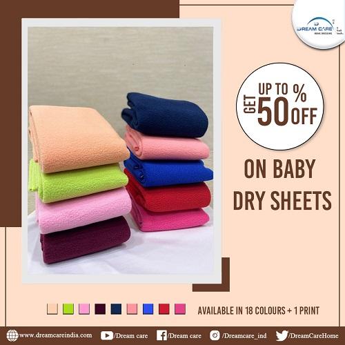 Get Up to 50% Off on Baby Dry Sheets