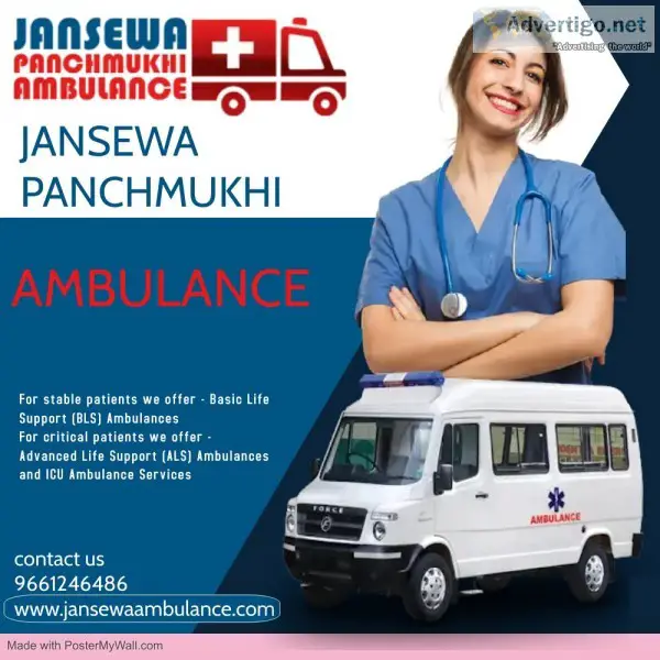 Advanced Ambulance Services in Varanasi by Jansewa
