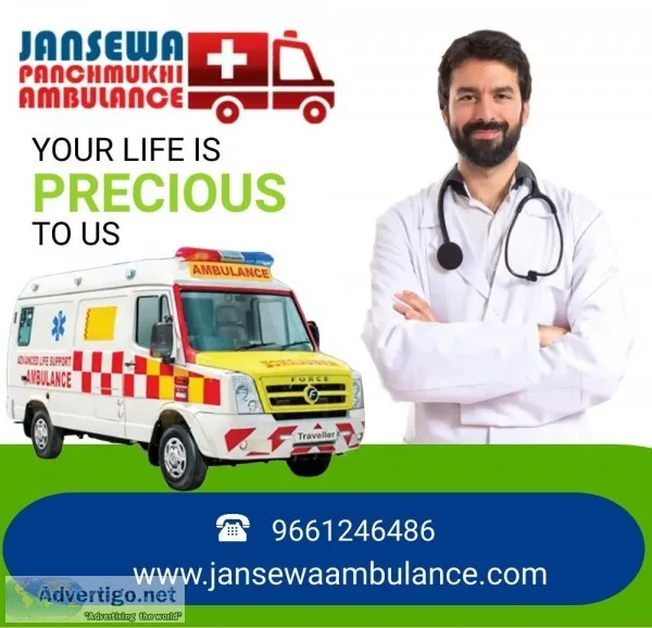 Dependable Ambulance Service in Buxar by Jansewa Panchmukhi