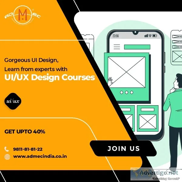 Gorgeous UI design Learn From Experts With UIUX Courses.
