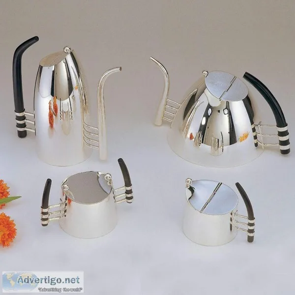 Buy Tea Set Modern Online - Episode Silver