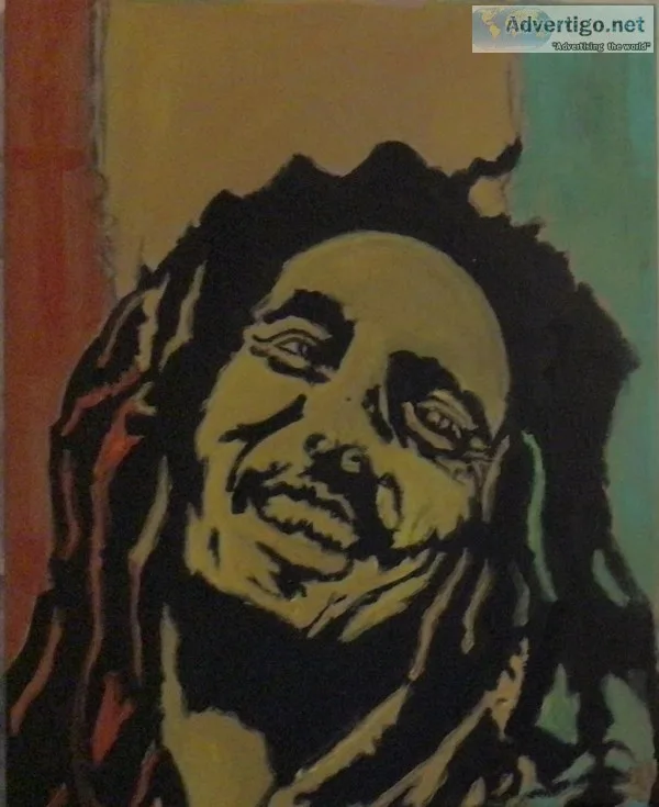 Bob Marley Reggae Singer GG &ndash 11&rdquo x 14&rdquo Canvas Pa