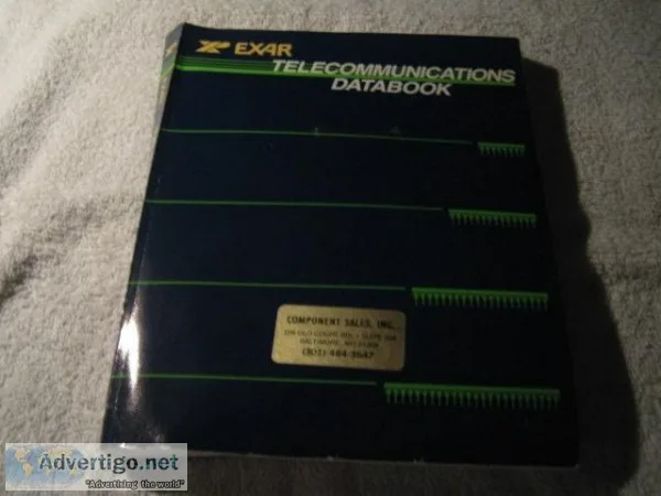 EXAR TELECOMMUNICATIONS DATABOOK  &copy 1985