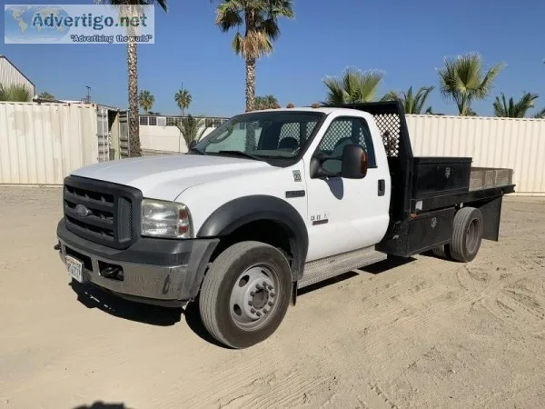 2007 FORD F550XL SUPER DUTY FLATBED TRUCK