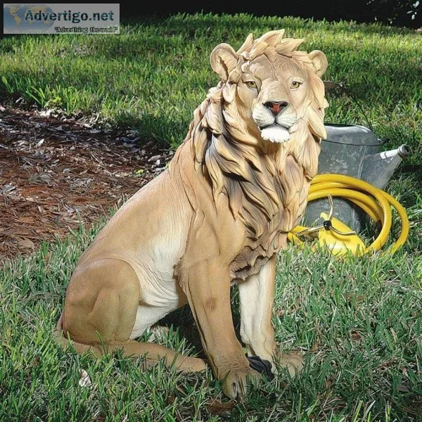 King of Beasts Lion Sculpture