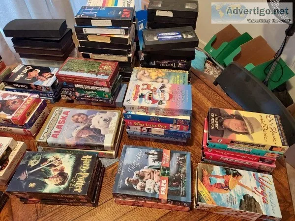 Vcr tapes movies all kinds asking 25