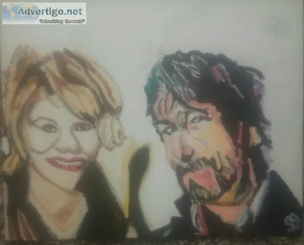 K T Oslin and Alabama Randy Owen GG &ndash 8&Prime x 10&Prime Ca