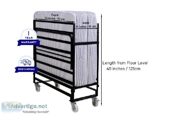 Folding Rollaway Bed Online With Mattress In India