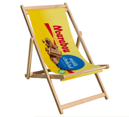 Wooden Sling Back Beach Chairs