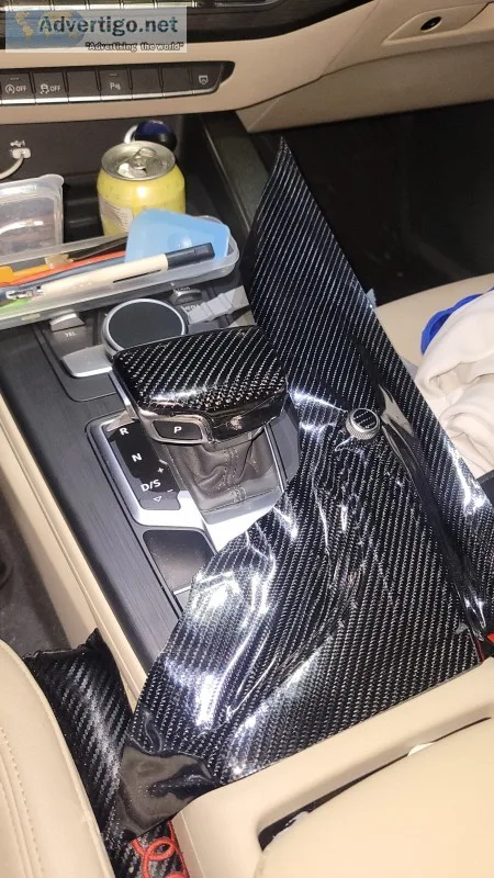 Auto customization wrap, caliper paint, decals, accessories plac
