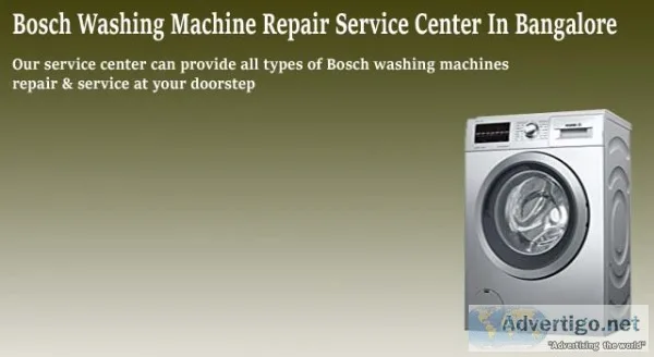 Bosch washing machine repair near me bangalore
