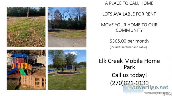 Lot for rent