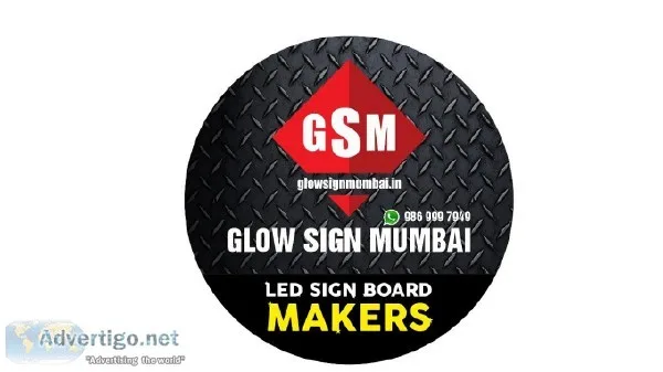 Glow Sign Mumbai  3D Letters Sign Board Manufacture In Navi Mumb