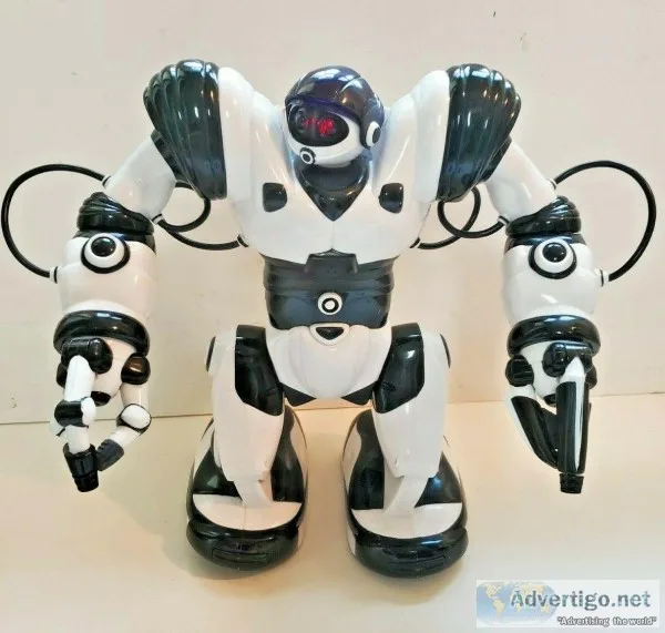 WowWee Robosapien BlackWhite Humanoid Toy RC Robot