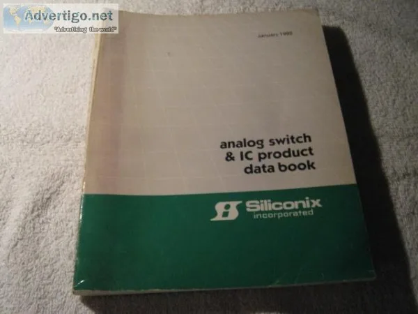 Siliconix &ndash analog switch and IC product data book &copy 19