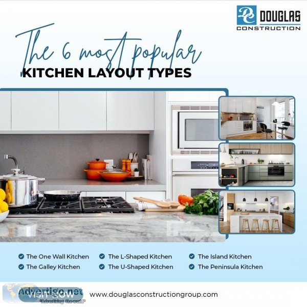 Douglas Construction Group  provides the modern design of kitche