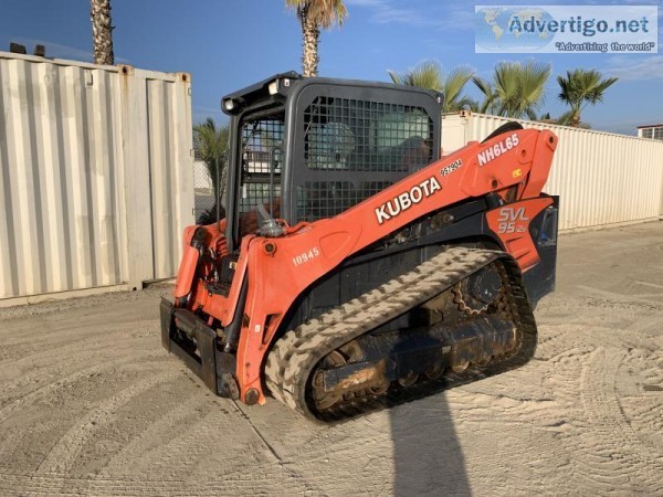 2016 KUBOTA SVL95-2 CRAWLER SKIDSTEER LOADER 1664101216