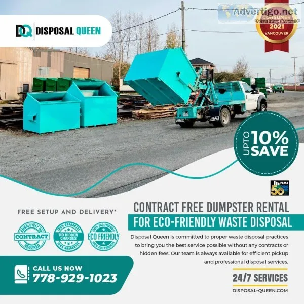 Contract Free Dumpster Rental for Eco-Friendly Waste Disposal