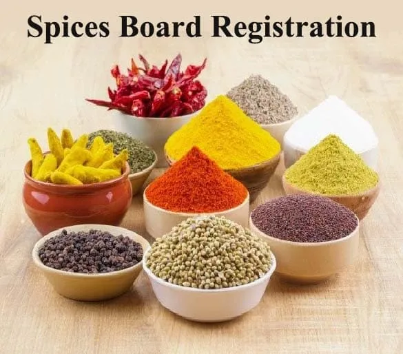 Spices board registration