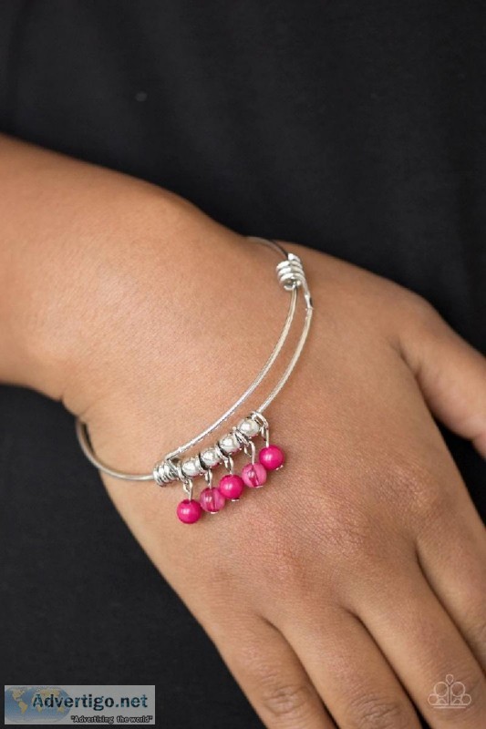 Buy Paparazzi All Roads Lead to Roam - Pink Bracelets