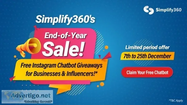 Win a free instagram chatbot