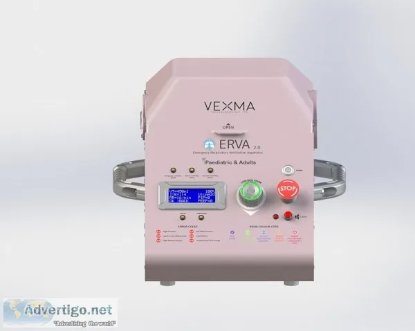 Erva 2 medical portable ventilator for adult & pediatrics