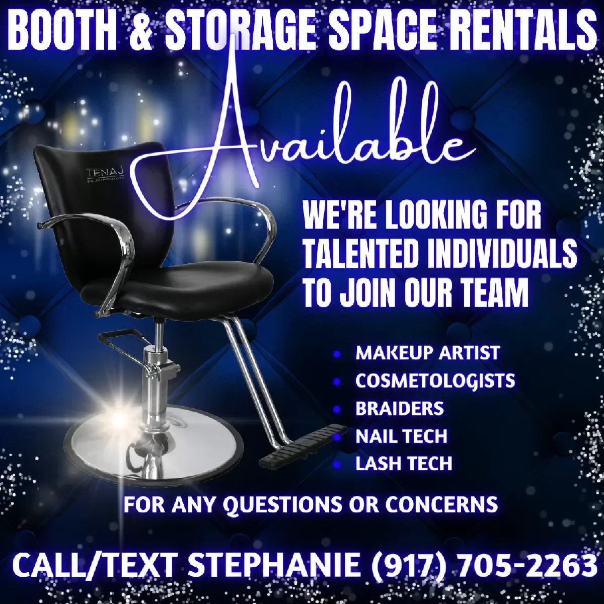 BOOTH RENTAL WITH STORAGE